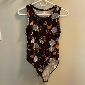 American Eagle Floral Bodysuit